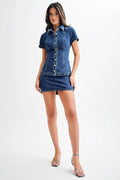 Women's Two-Piece Short Denim Set