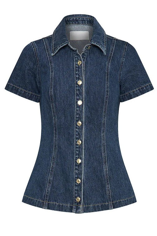 Women's Two-Piece Short Denim Set