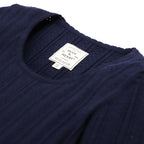 Scoop Neck Sweater Top | Navy