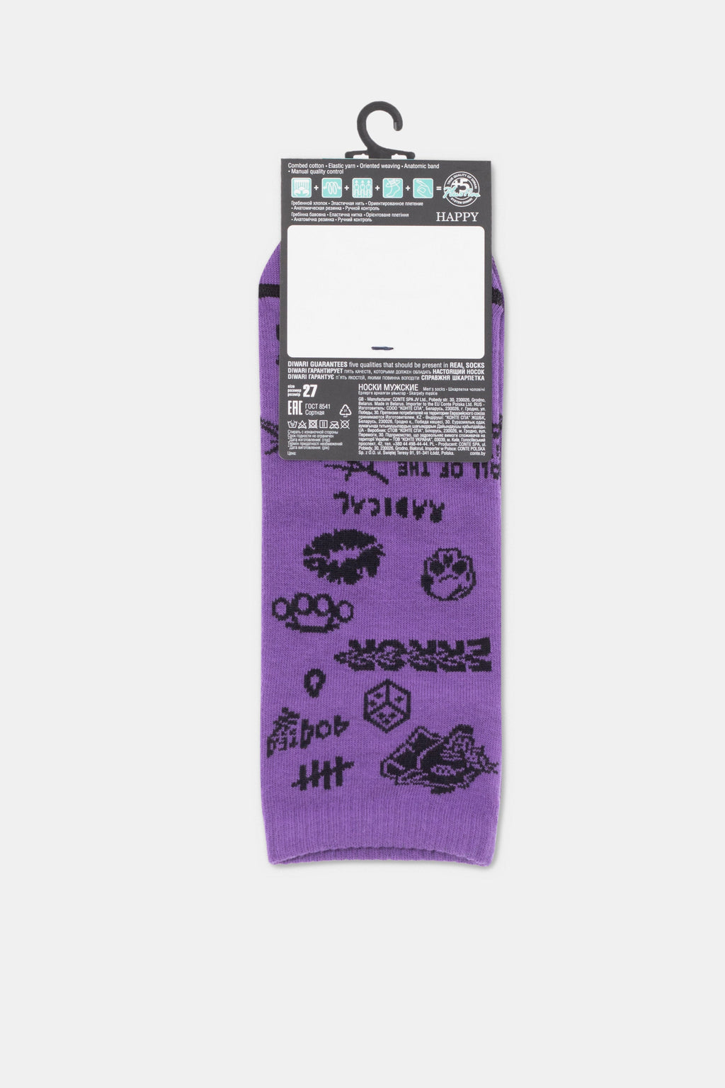 Conte Cotton Ankle Socks Diwari 'Happy' 174