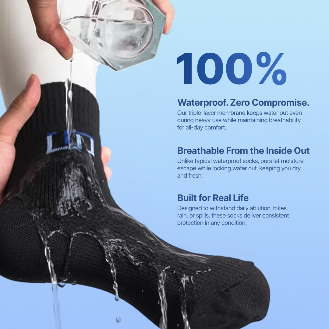 The Wudhu Socks Year-Round Socks for Ablution