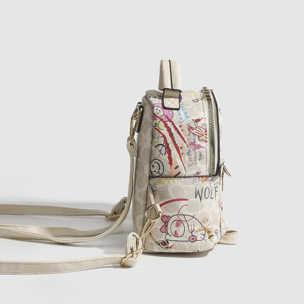 Bear Graffiti Small Backpack