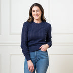 Organic Pointelle Sweater
