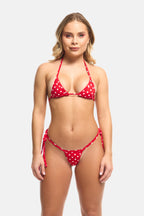 Micro Bikini Polka Dot Red