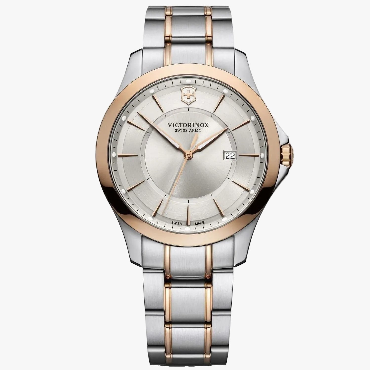 Victorinox Swiss Army Alliance Watch | Men | Stainless Steel + Silver Dial