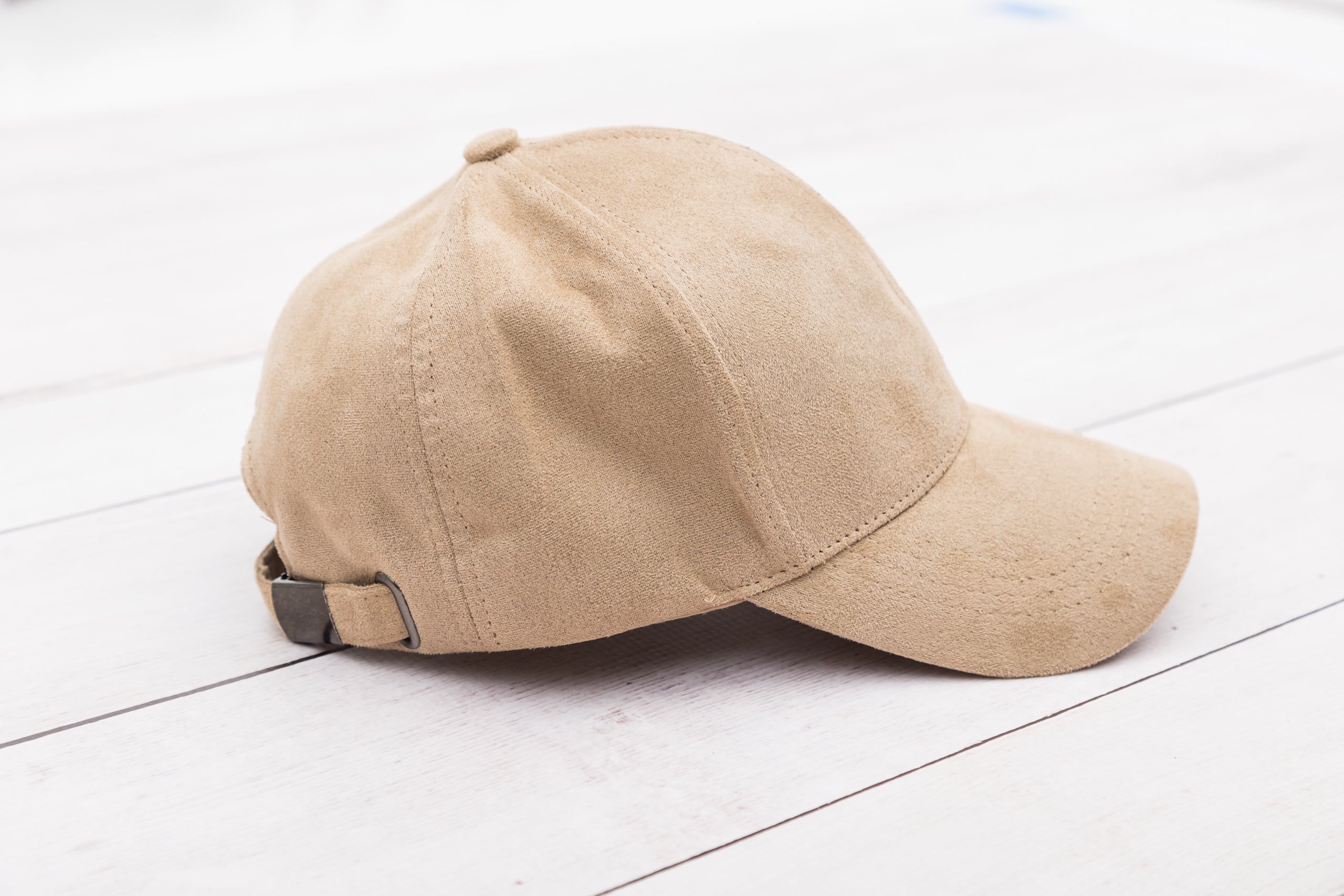 Suede Boyfriend Ball Cap