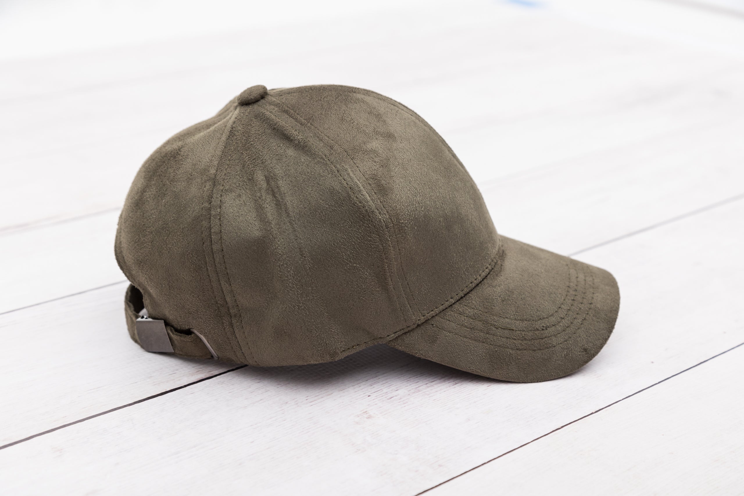 Suede Boyfriend Ball Cap