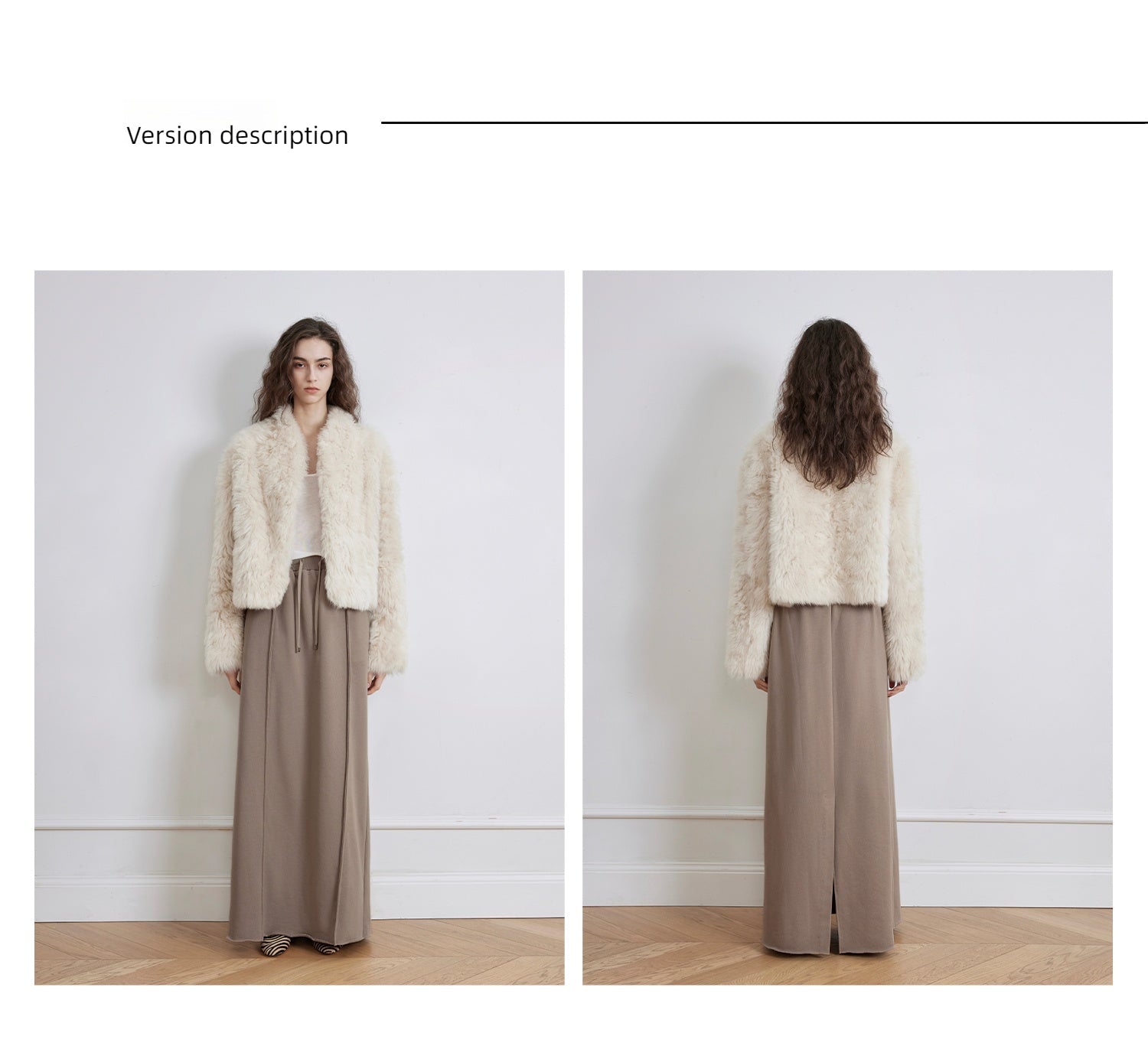 Fireladyfur Tuscan Sheepskin Coat ‘Morning Mist Fairy’