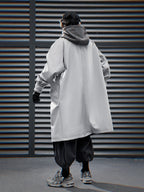 Grey Urban Trench Coat | HiJ36