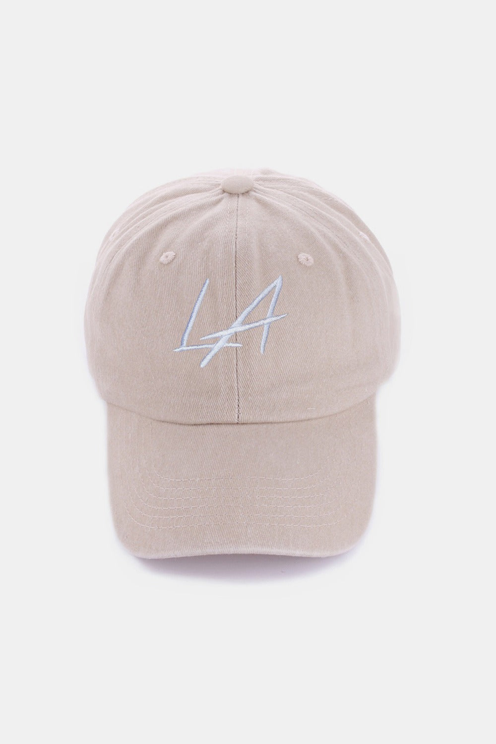 City Embroidered Washed Baseball Cap