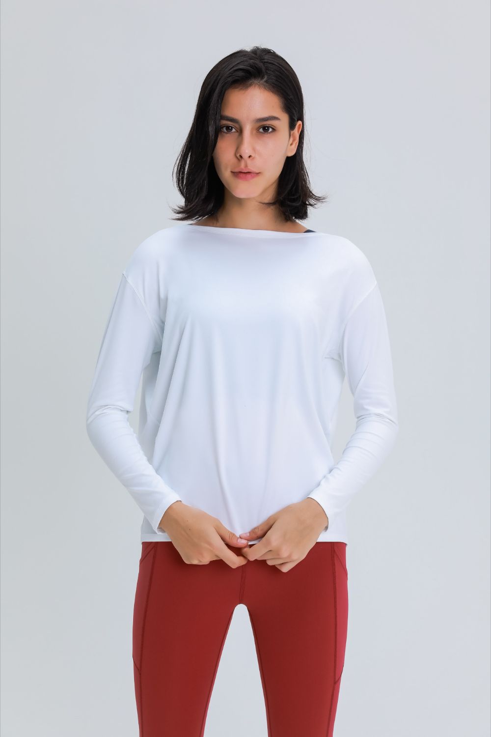Loose Fit Long Sleeve Active Top