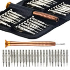 Precision Tool Repair Kit with Leather Case | 25-Piece Set