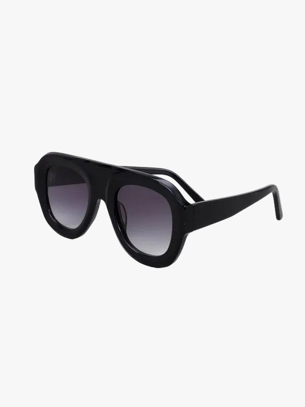 Miss Sparkling Retro Oversized Square Sunglasses