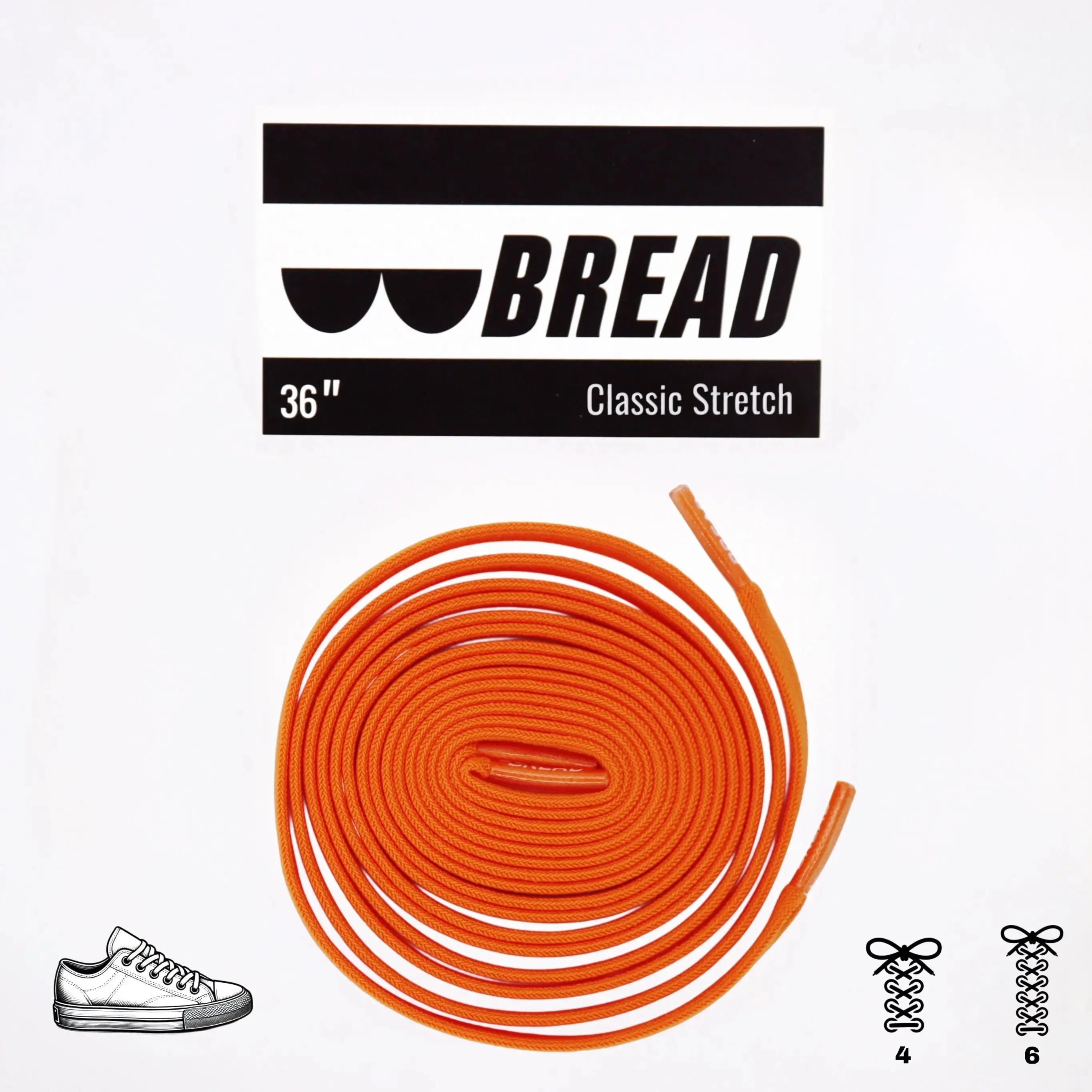 Coral Orange Shoelaces