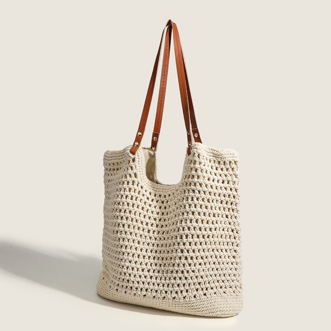 Hand-Woven Beach Hobo Bag