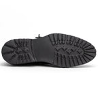 CAMPO Sueded Goatskin Lace-Up with Wax Finish | Black
