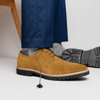 CAMPO Sueded Goatskin Lace-Up | Tobacco