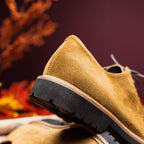 CAMPO Sueded Goatskin Lace-Up | Tobacco