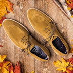 CAMPO Sueded Goatskin Lace-Up | Tobacco