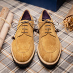 CAMPO Sueded Goatskin Lace-Up | Tobacco