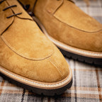 CAMPO Sueded Goatskin Lace-Up | Tobacco
