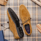 CAMPO Sueded Goatskin Lace-Up | Tobacco