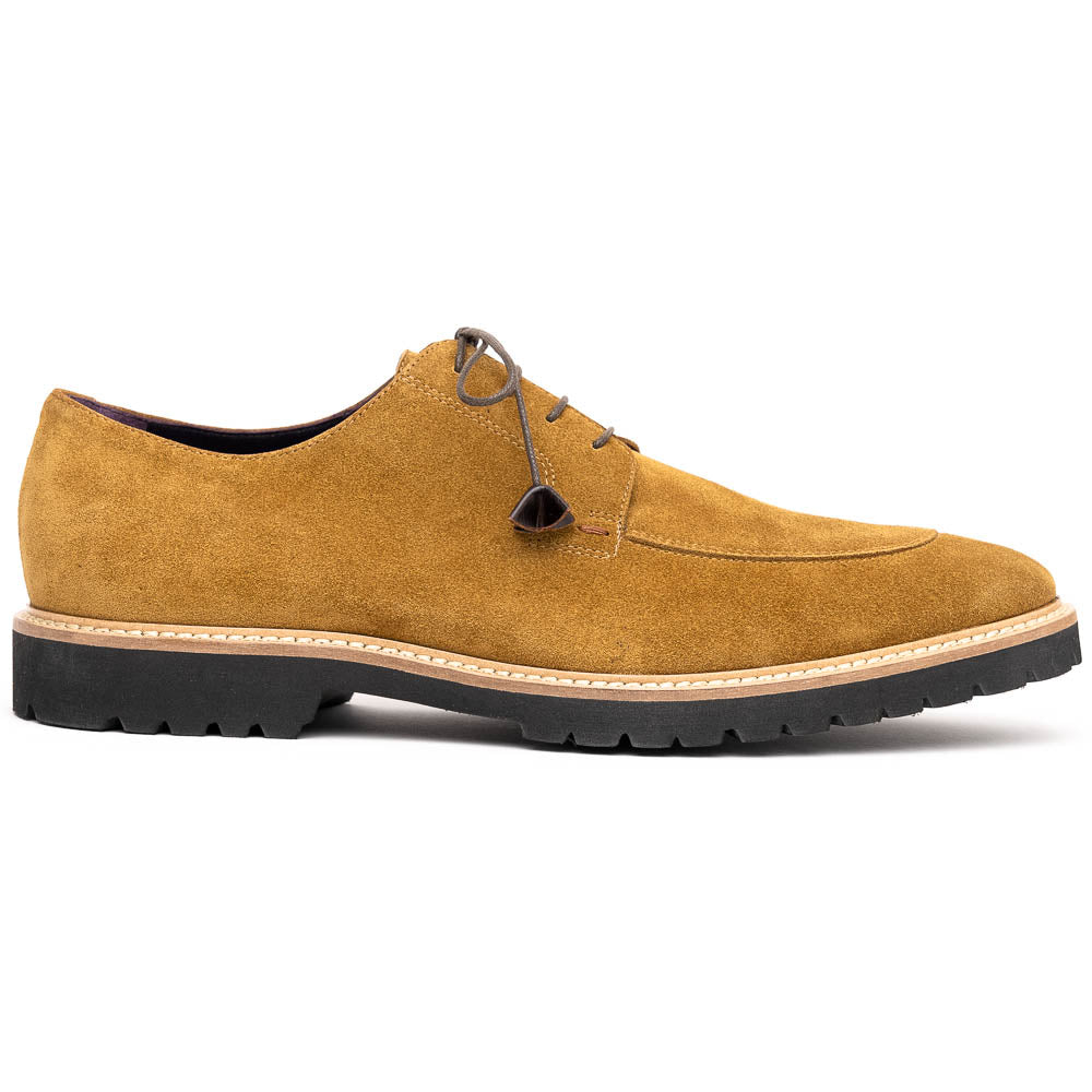 CAMPO Sueded Goatskin Lace-Up | Tobacco