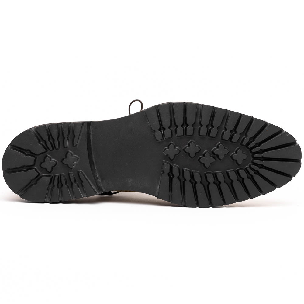 CAMPO Sueded Goatskin Lace-Up | Tobacco