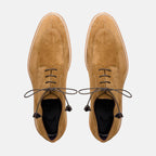 CAMPO Sueded Goatskin Lace-Up | Tobacco