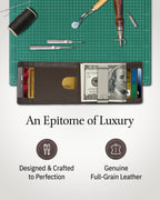 Slim Money Clip Bifold Wallet