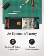 Slim Money Clip Bifold Wallet