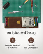 Slim Money Clip Bifold Wallet