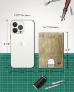 Slim Money Clip Bifold Wallet