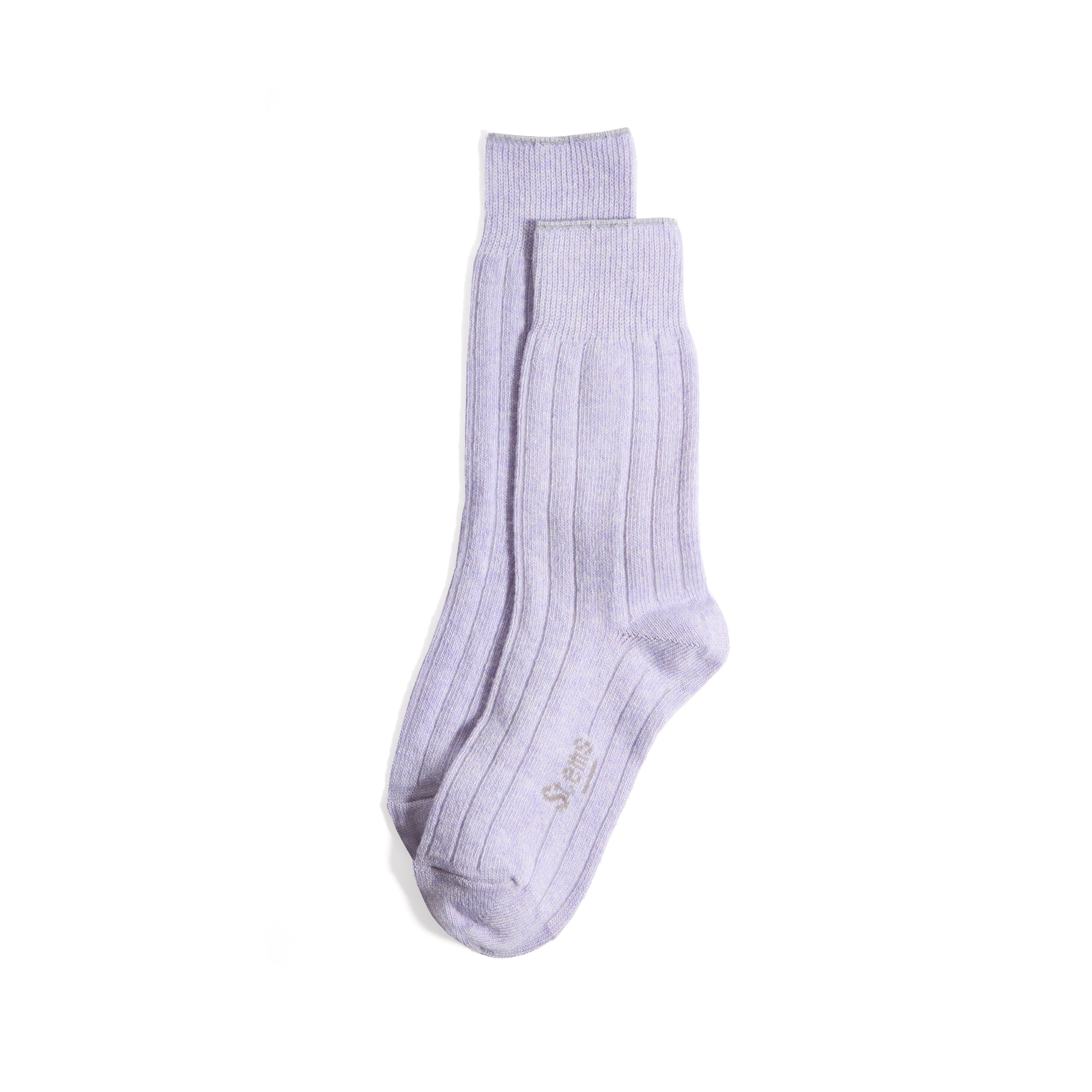 Lux Merino Cashmere Crew Socks