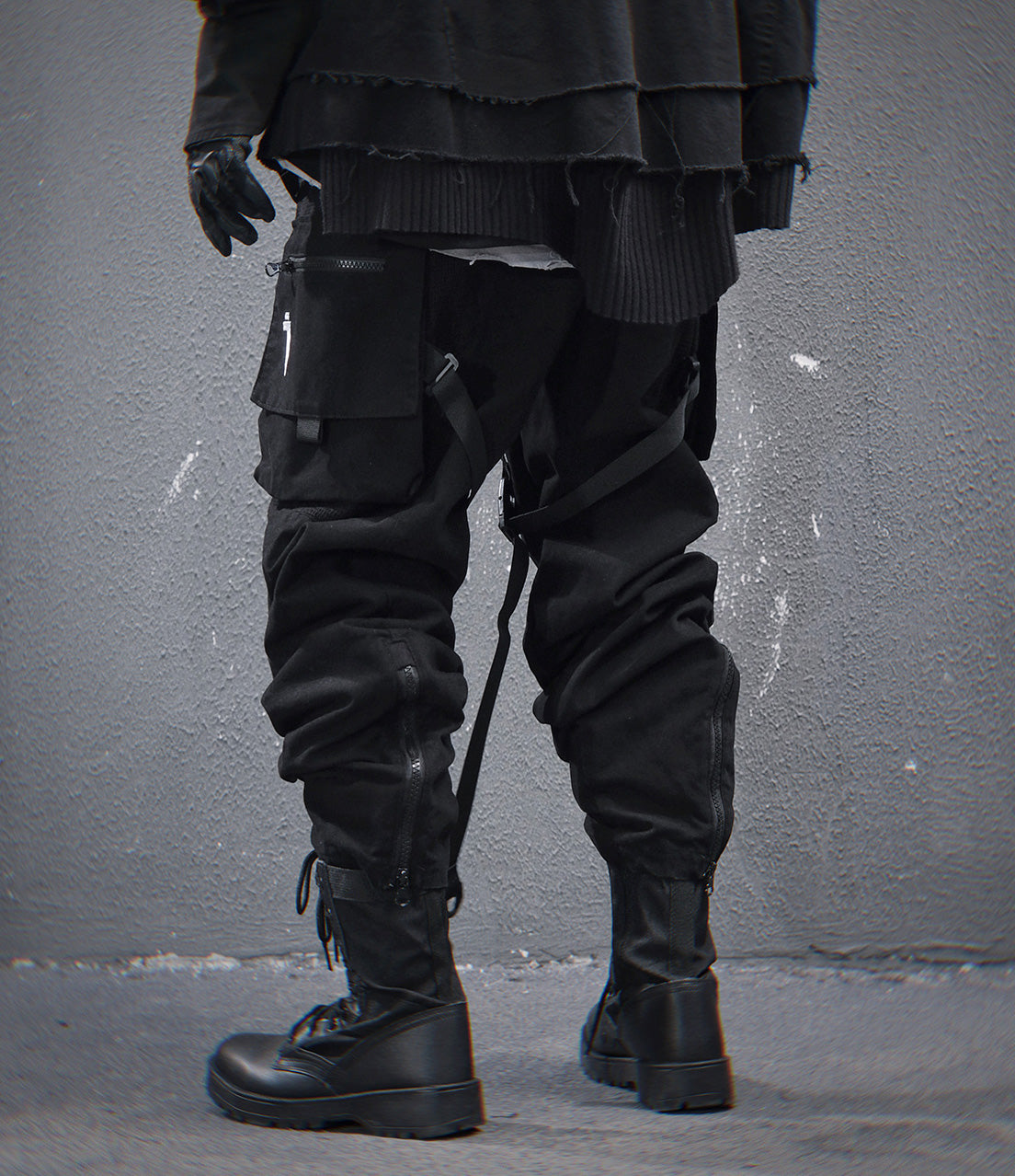 Black NX Cargo Pants | HiP46