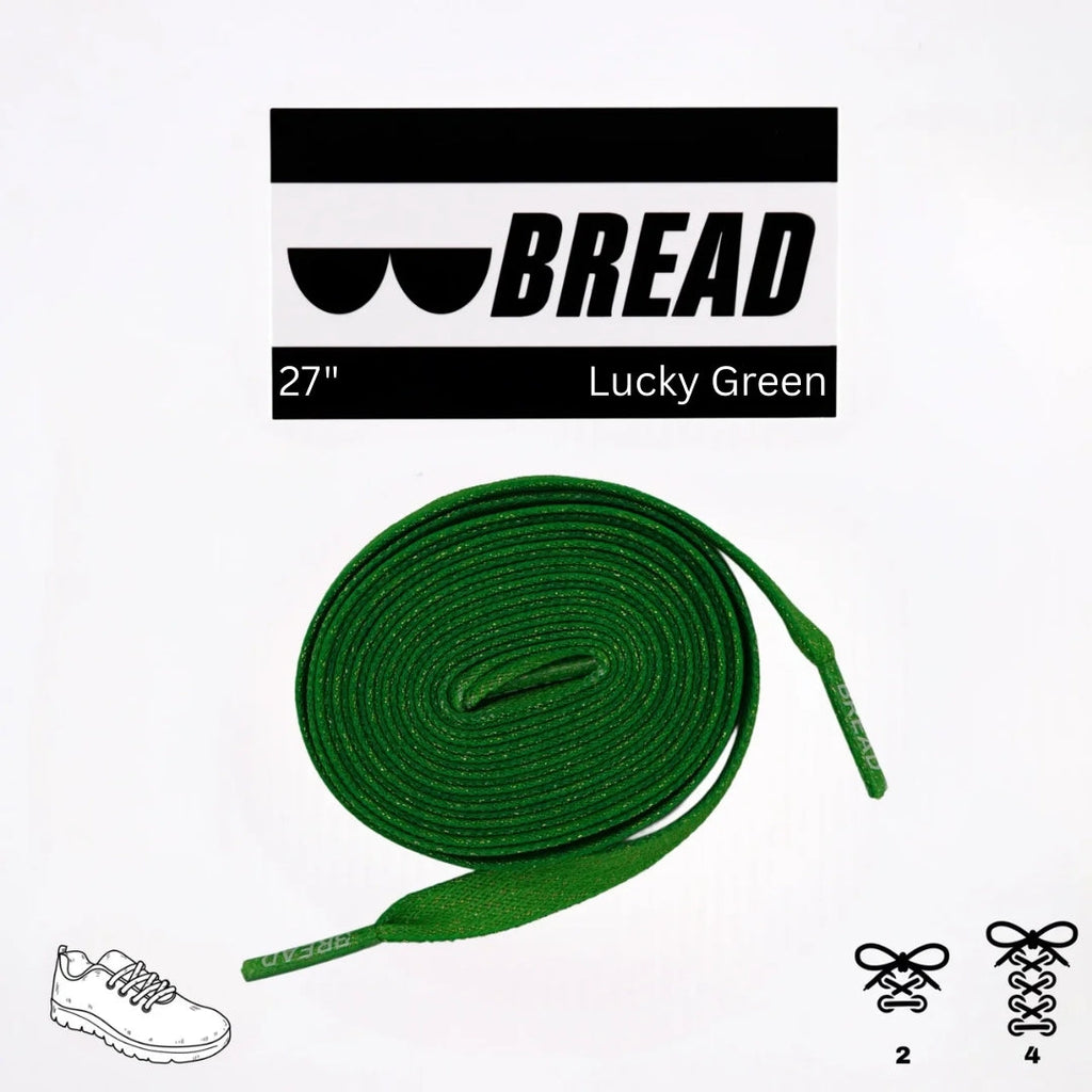 Lucky Green Shoelaces