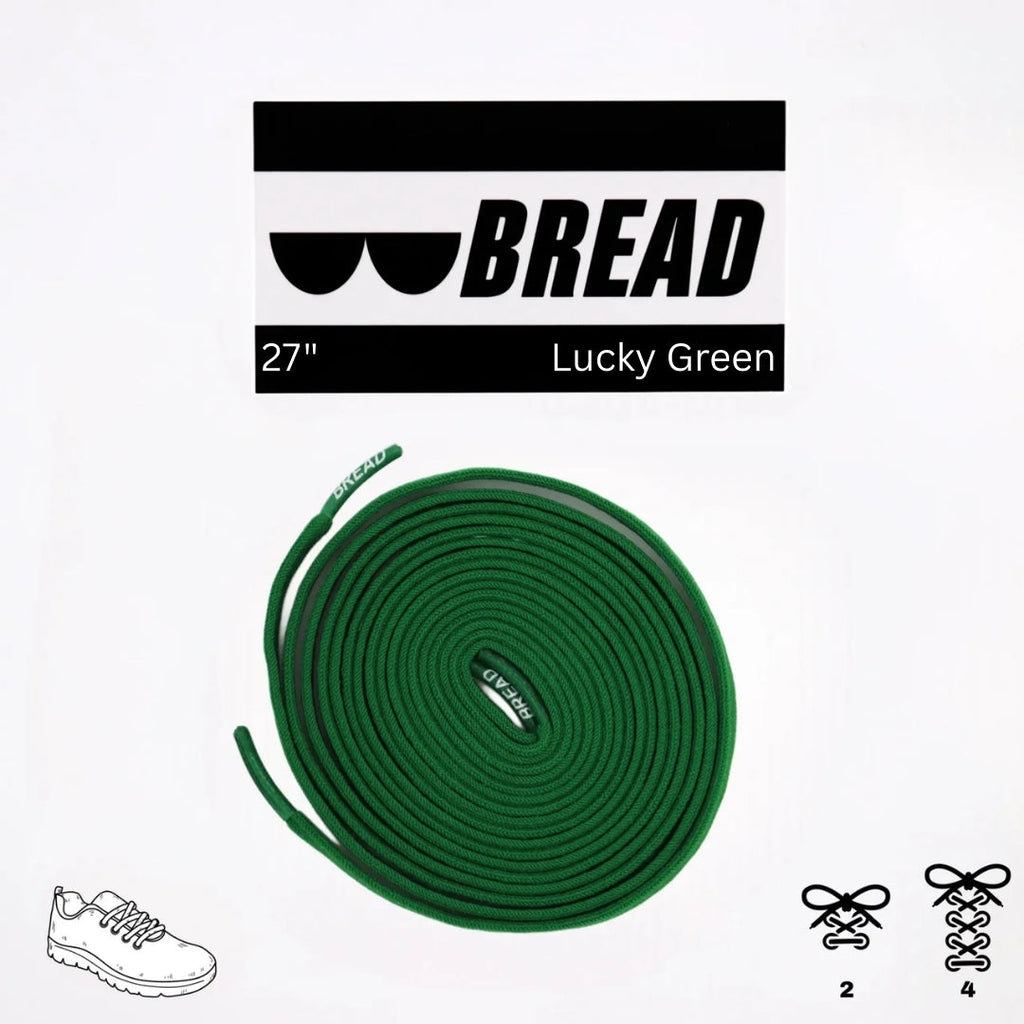 Lucky Green Shoelaces