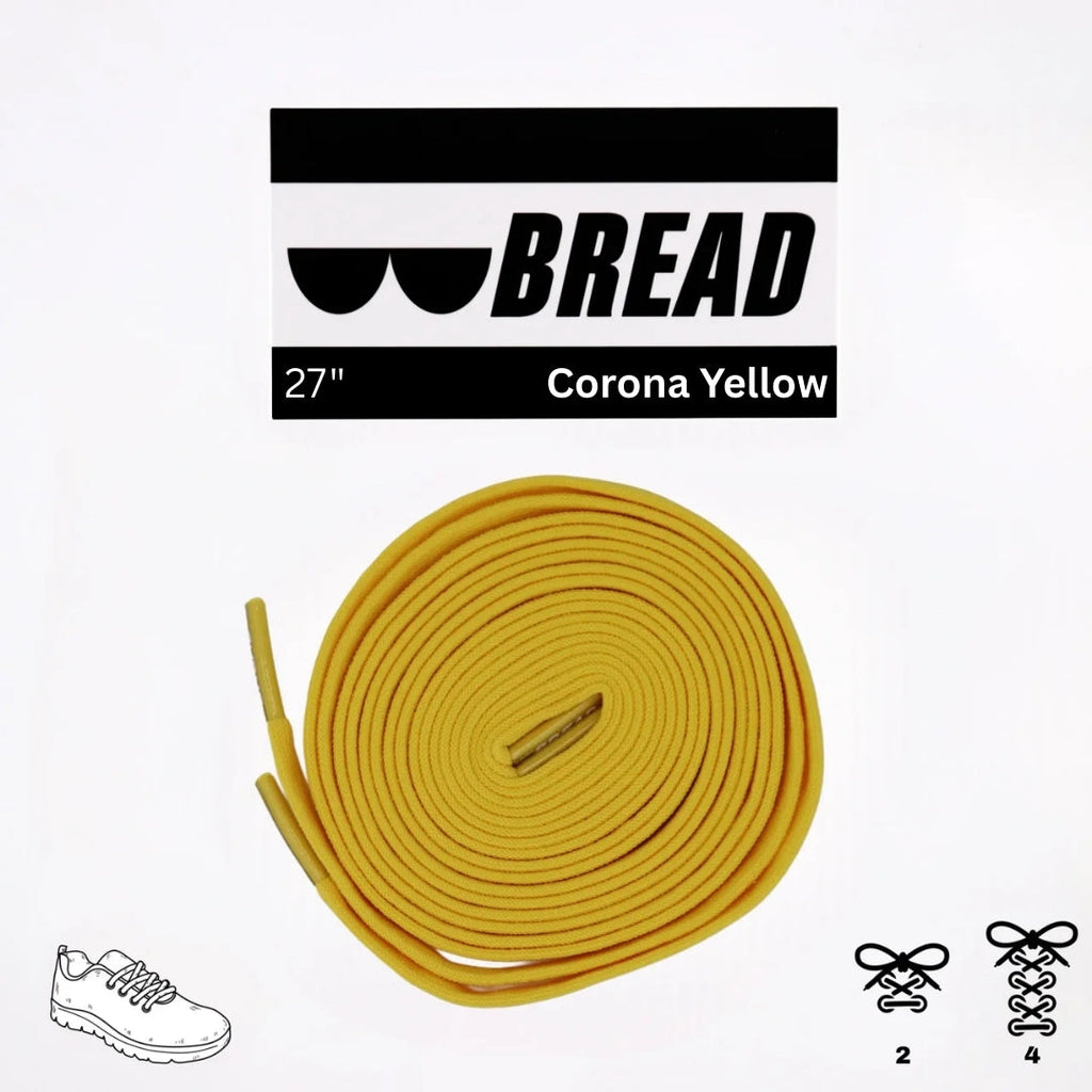 Corona Yellow Shoelaces
