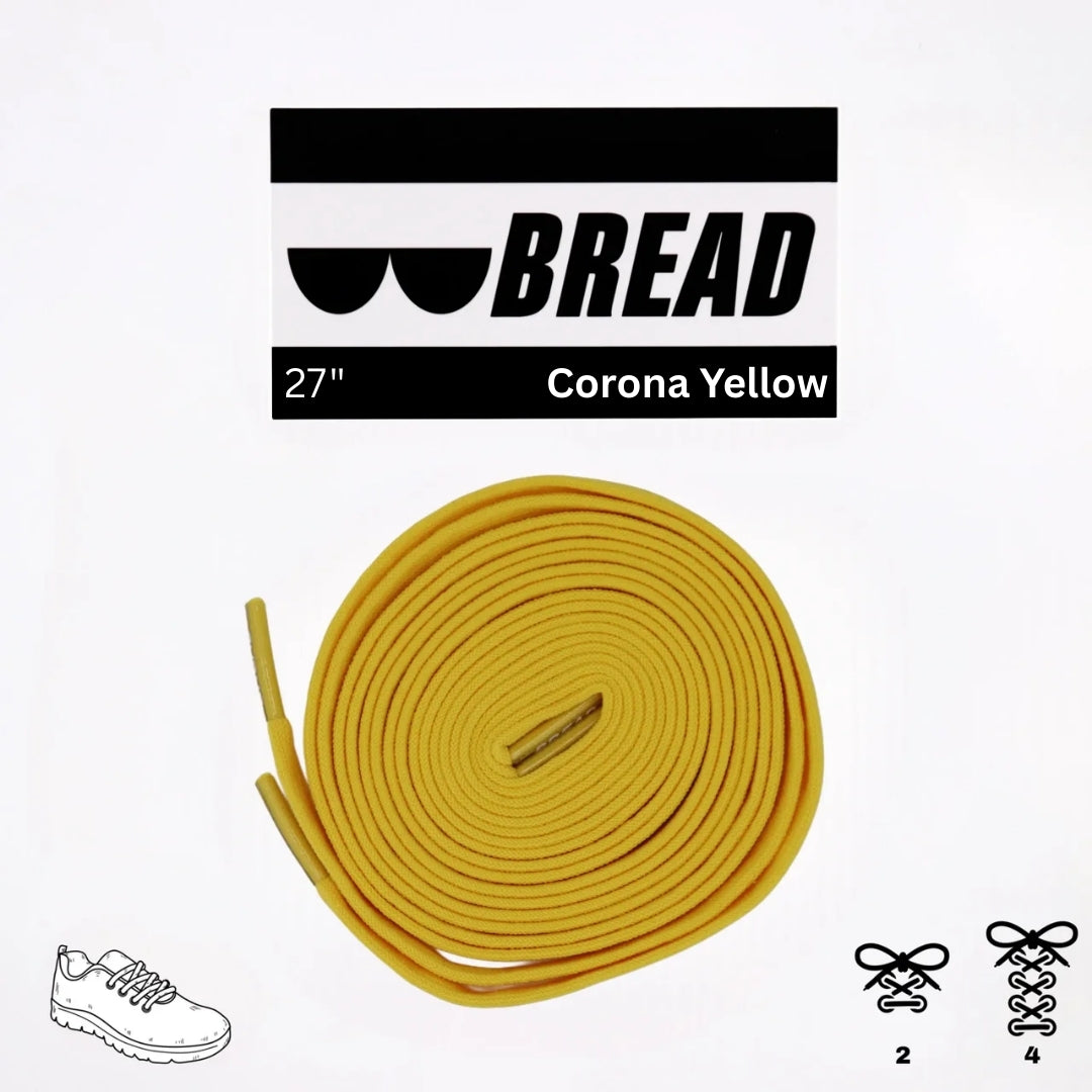 Corona Yellow Shoelaces