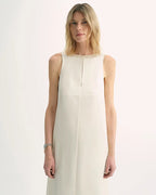 Fireladyfur Women's Acetate Wool A-Line Dress ‘Corridor Stride’