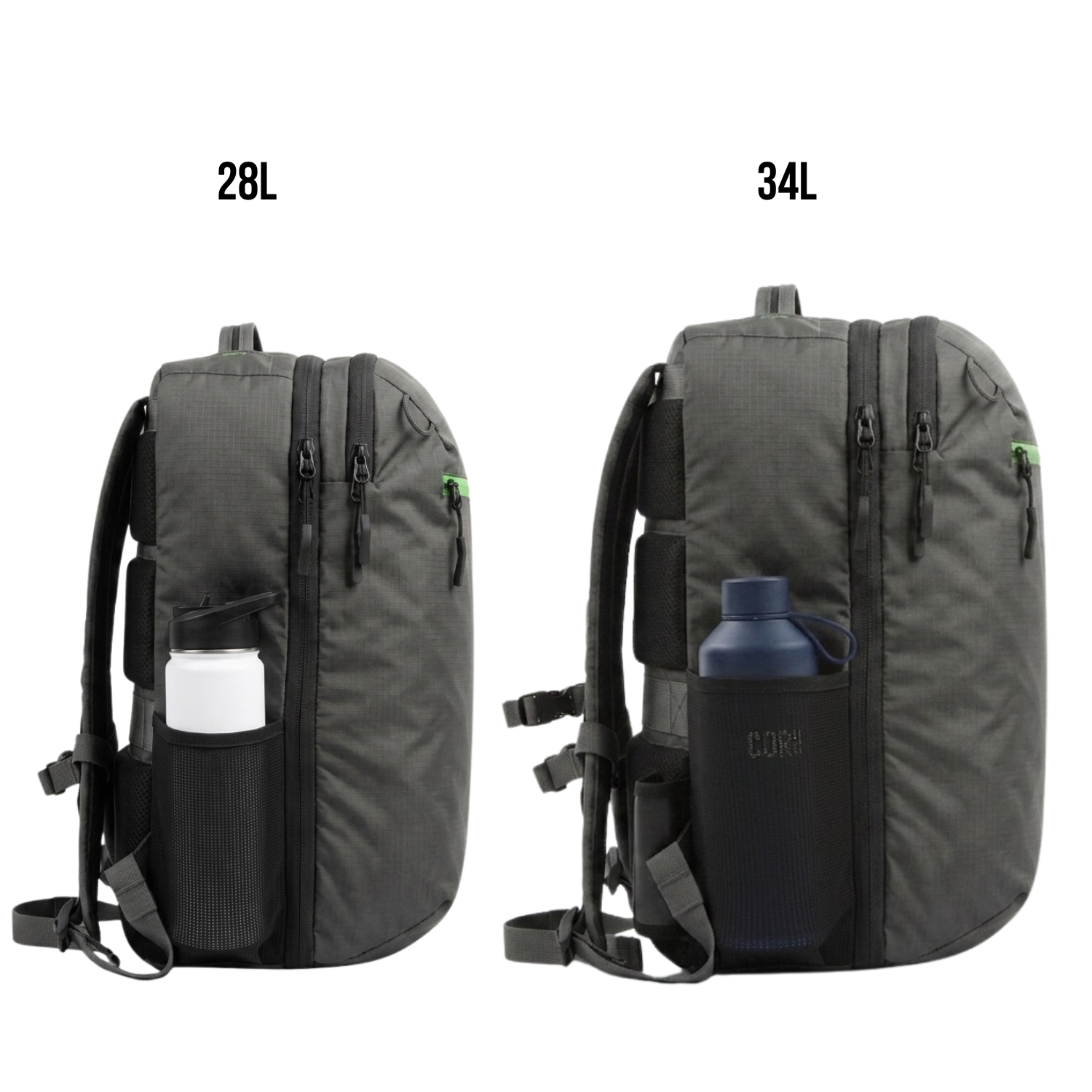 Island Hopper 2.0 Travel Backpack New Matte Black | Lightweight Waterproof 28L & 34L