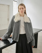 Fireladyfur Women's Parka with Tuscan Fur Collar & Removable Lining ‘Johnny’