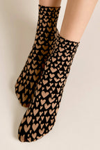 Socks Conte Fantasy | Heart Pattern