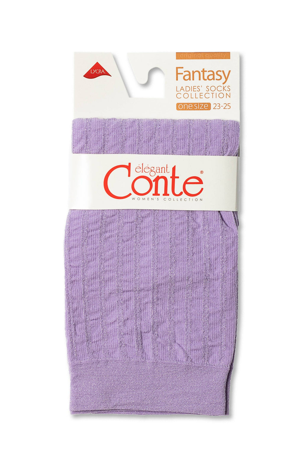 Socks Conte Fantasy with Lurex Stripe
