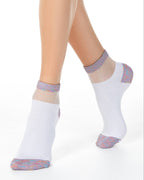 Cotton Ankle Socks Conte Active 207 with Lurex