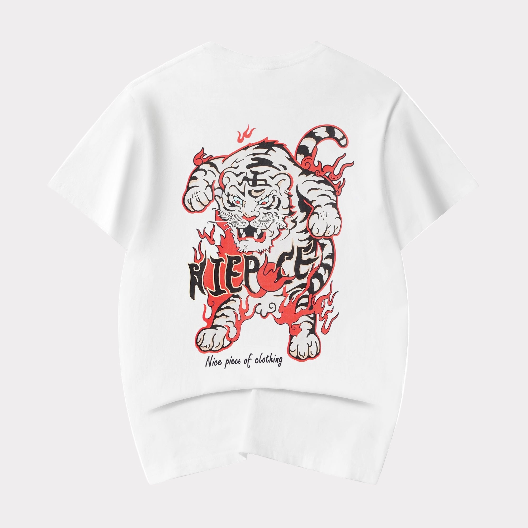 Inferno White Tiger Tee | YeT027
