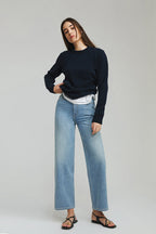 The Cityer Crop Wide Jeans | HJ009