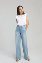 Angeles High Rise Baggy Jeans | HJ103
