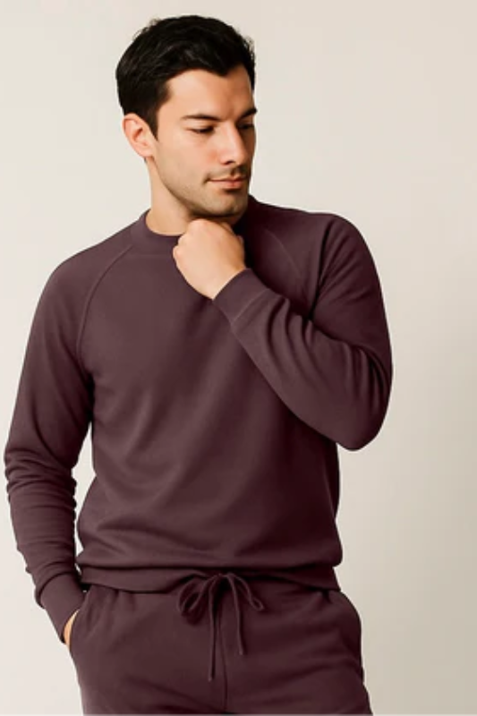 Men's The Ease Pullover | Chestnut