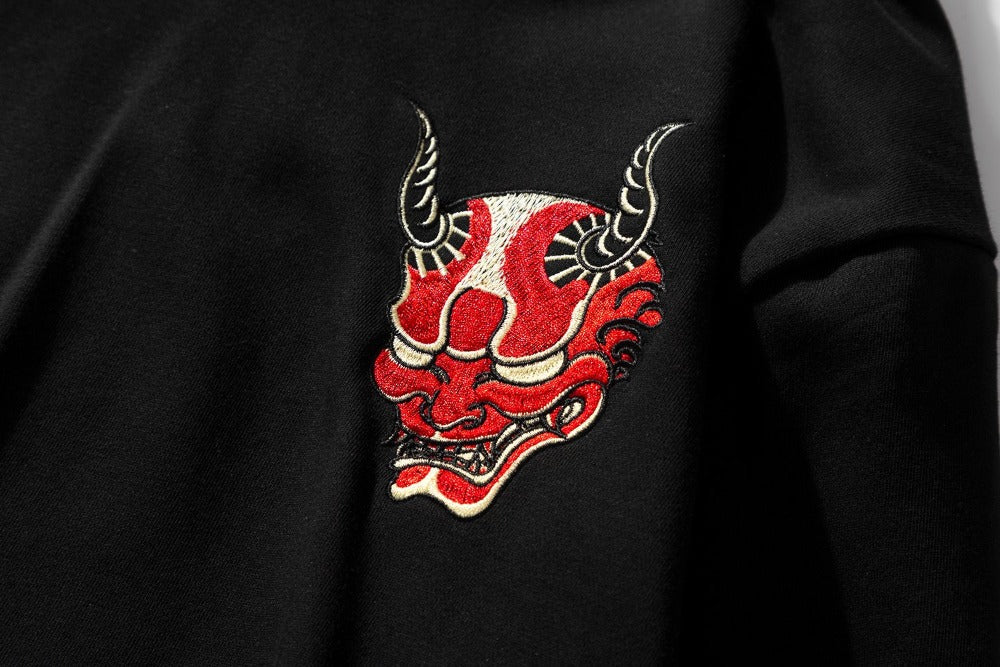 KH9060 Red Demon Embroidery Hoodie